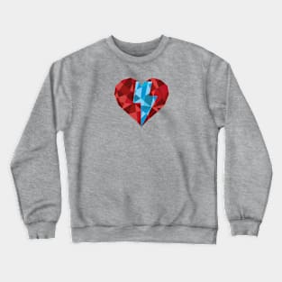 Lightning Heart Crewneck Sweatshirt